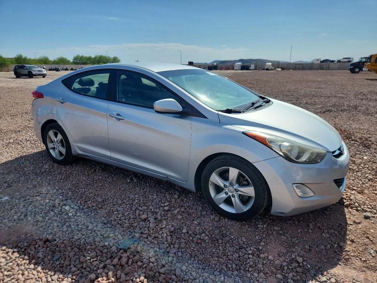 2013 Hyundai Elantra Gls Silver vin: 5NPDH4AE7DH295621