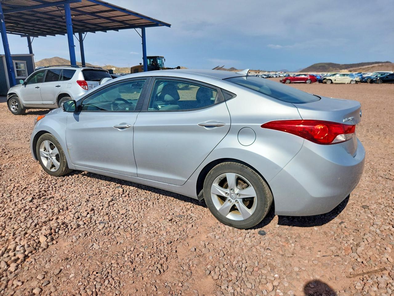 2013 Hyundai Elantra Gls Silver vin: 5NPDH4AE7DH295621