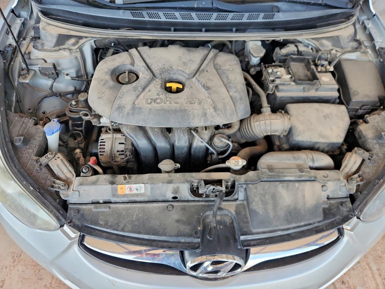 2013 Hyundai Elantra Gls Silver vin: 5NPDH4AE7DH295621