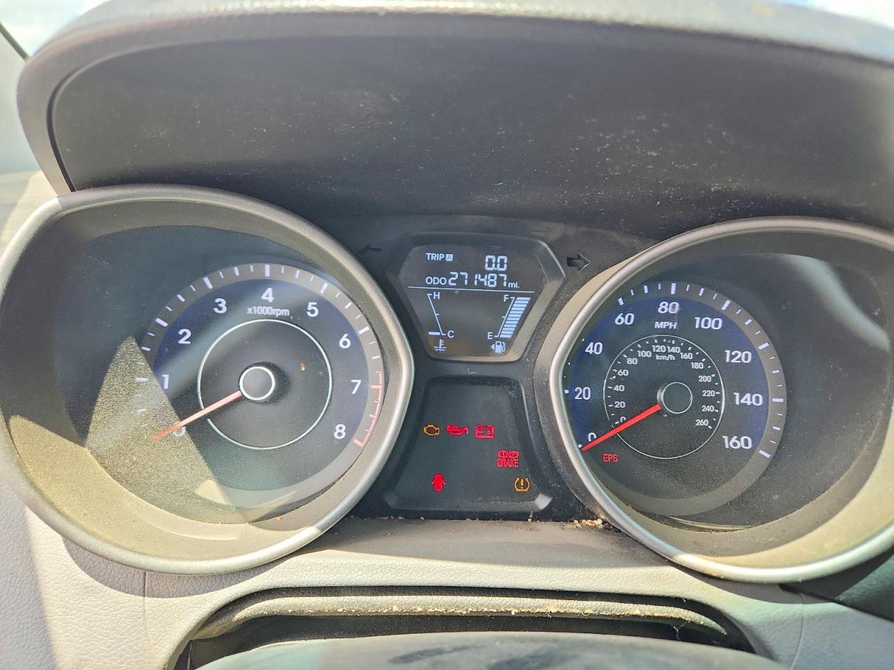 2013 Hyundai Elantra Gls Серебряный vin: 5NPDH4AE7DH306665