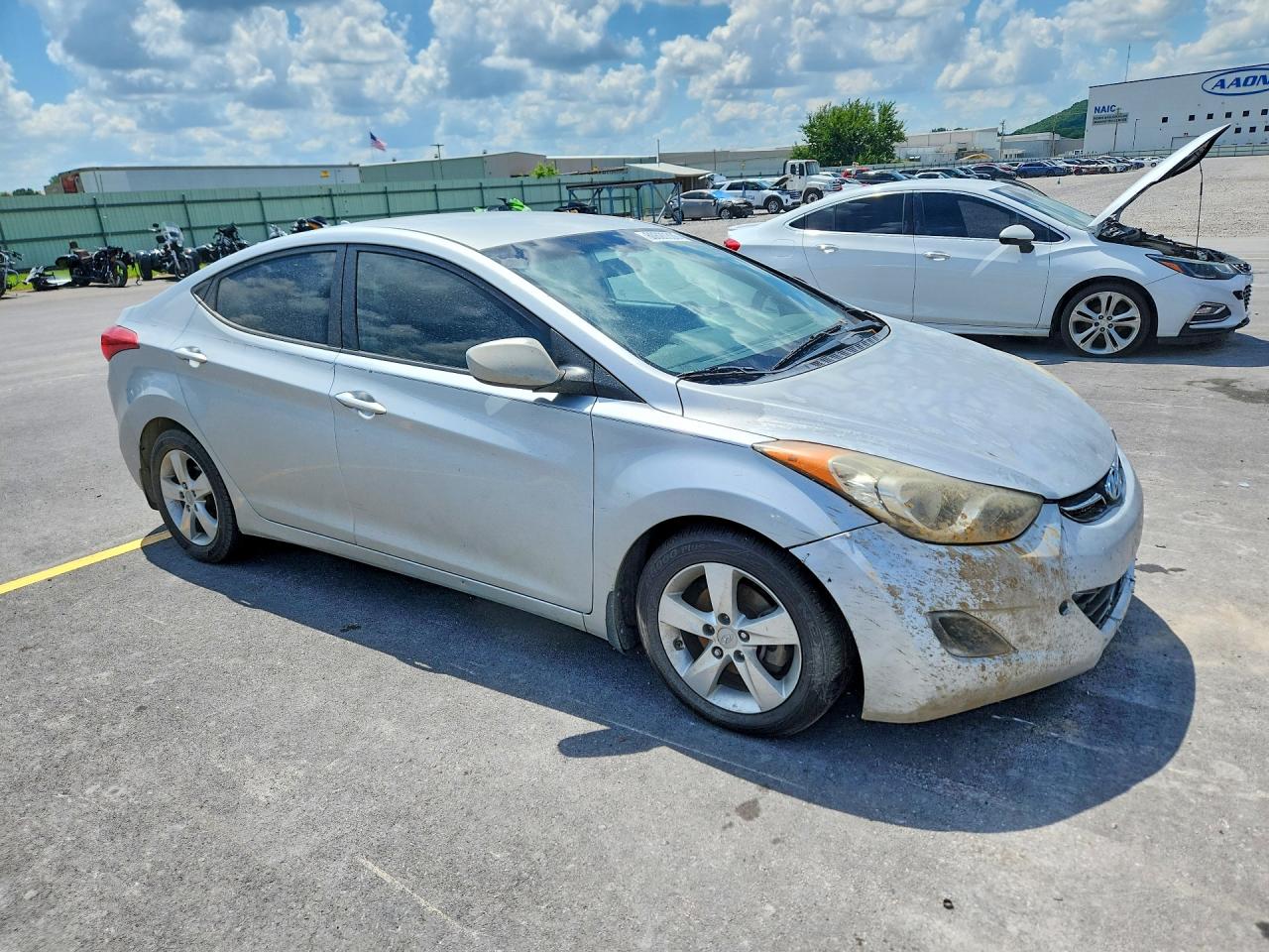 2013 Hyundai Elantra Gls Серебряный vin: 5NPDH4AE7DH306665