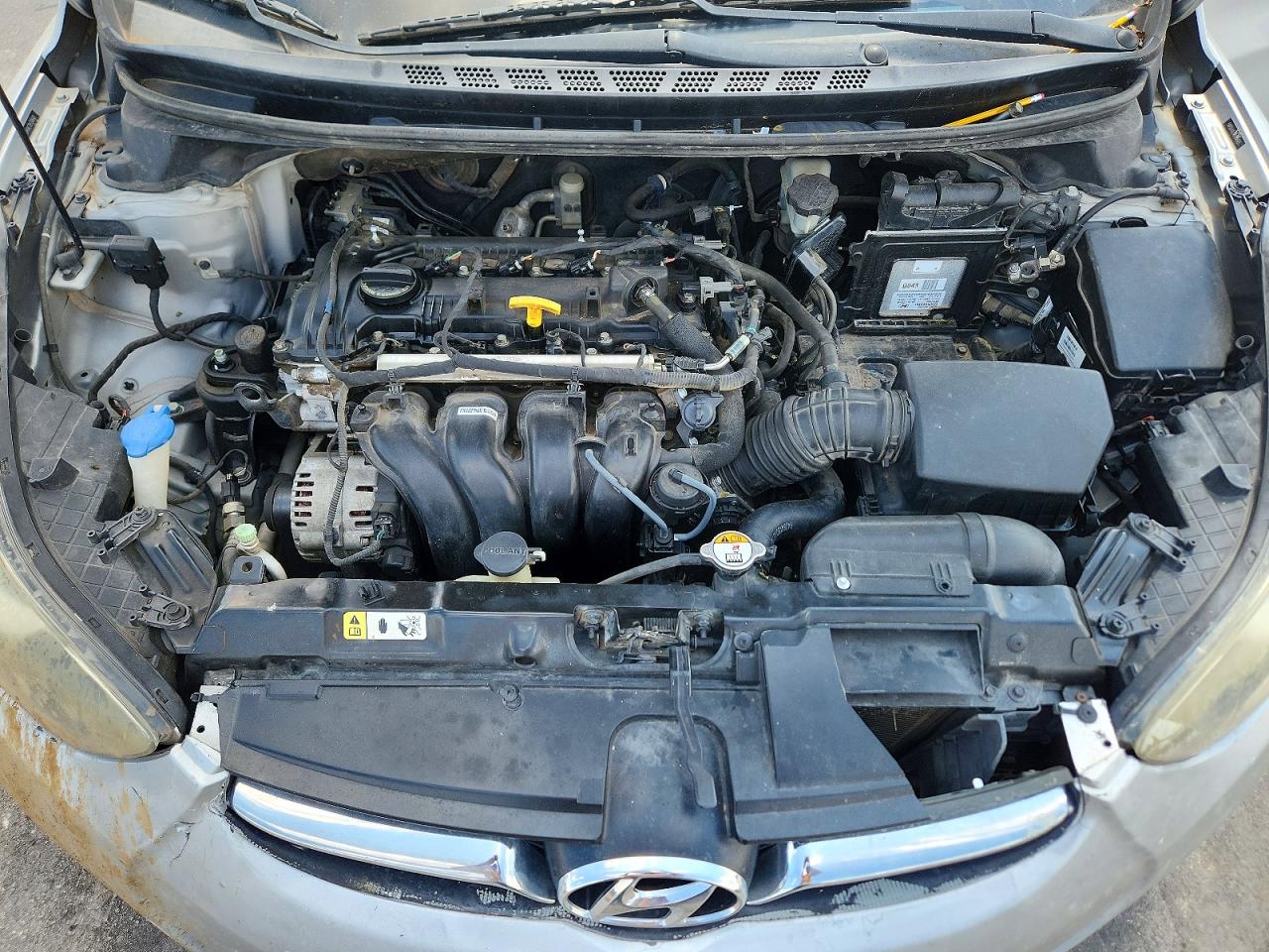 2013 Hyundai Elantra Gls Серебряный vin: 5NPDH4AE7DH306665