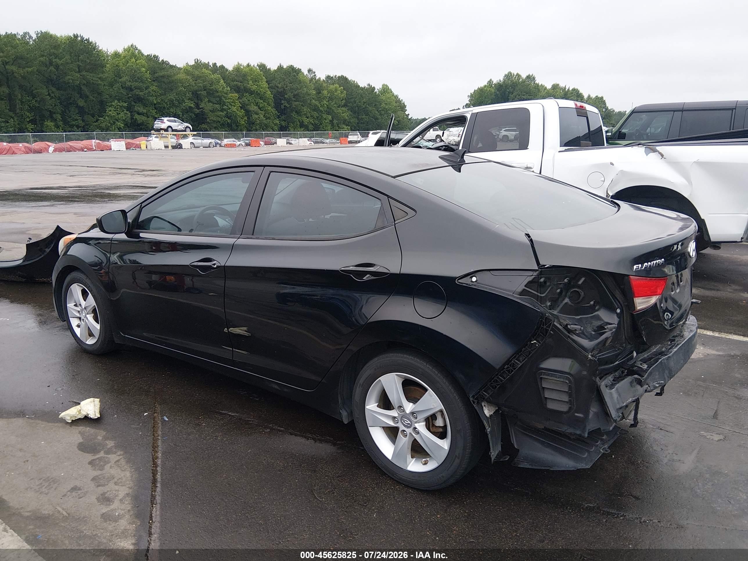 2013 Hyundai Elantra Gls Black vin: 5NPDH4AE7DH309629