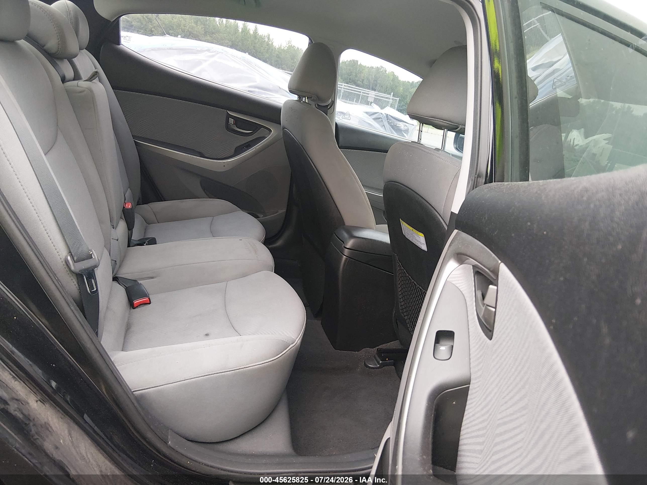 2013 Hyundai Elantra Gls Black vin: 5NPDH4AE7DH309629
