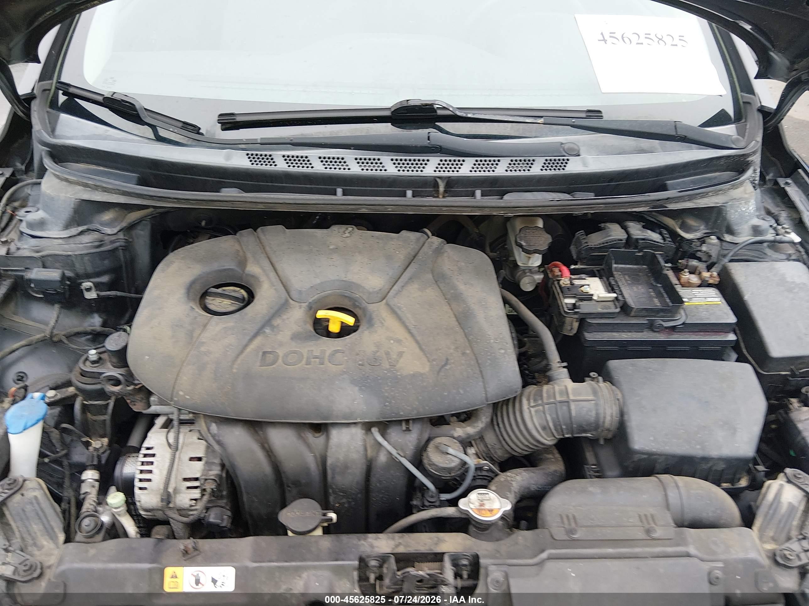 2013 Hyundai Elantra Gls Black vin: 5NPDH4AE7DH309629