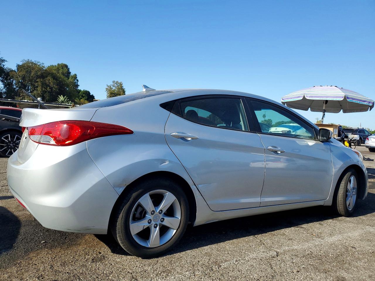2013 Hyundai Elantra Gls Silver vin: 5NPDH4AE7DH311171