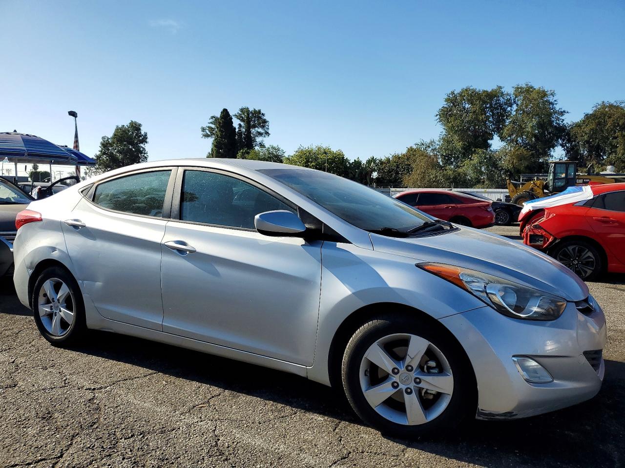 2013 Hyundai Elantra Gls Silver vin: 5NPDH4AE7DH311171