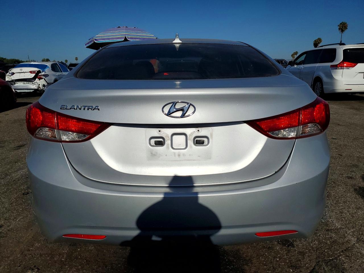 2013 Hyundai Elantra Gls Silver vin: 5NPDH4AE7DH311171