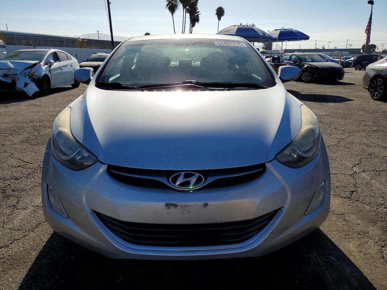 2013 Hyundai Elantra Gls Silver vin: 5NPDH4AE7DH311171