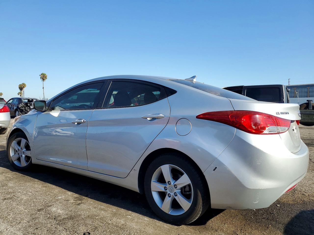2013 Hyundai Elantra Gls Silver vin: 5NPDH4AE7DH311171