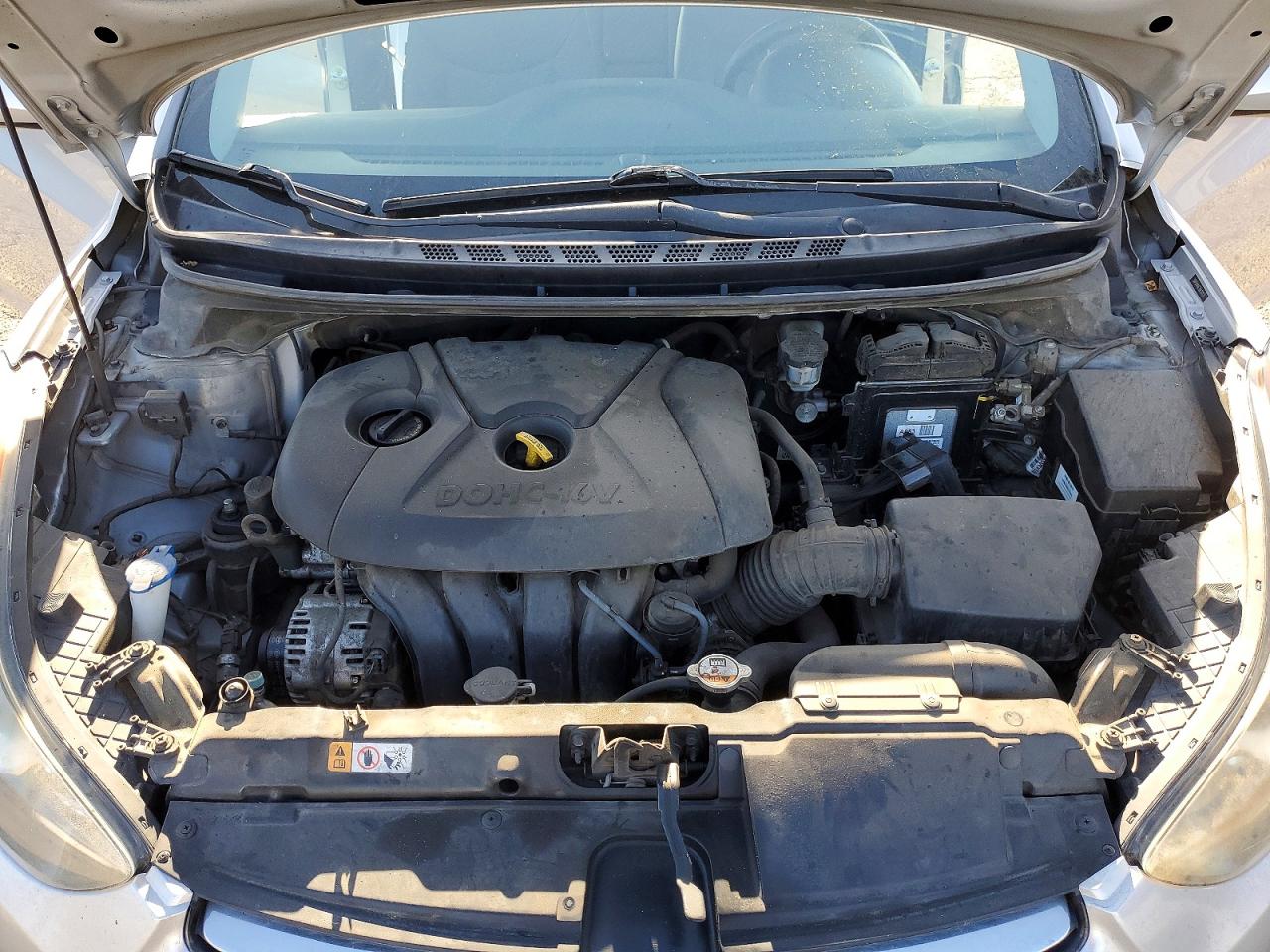 2013 Hyundai Elantra Gls Silver vin: 5NPDH4AE7DH311171