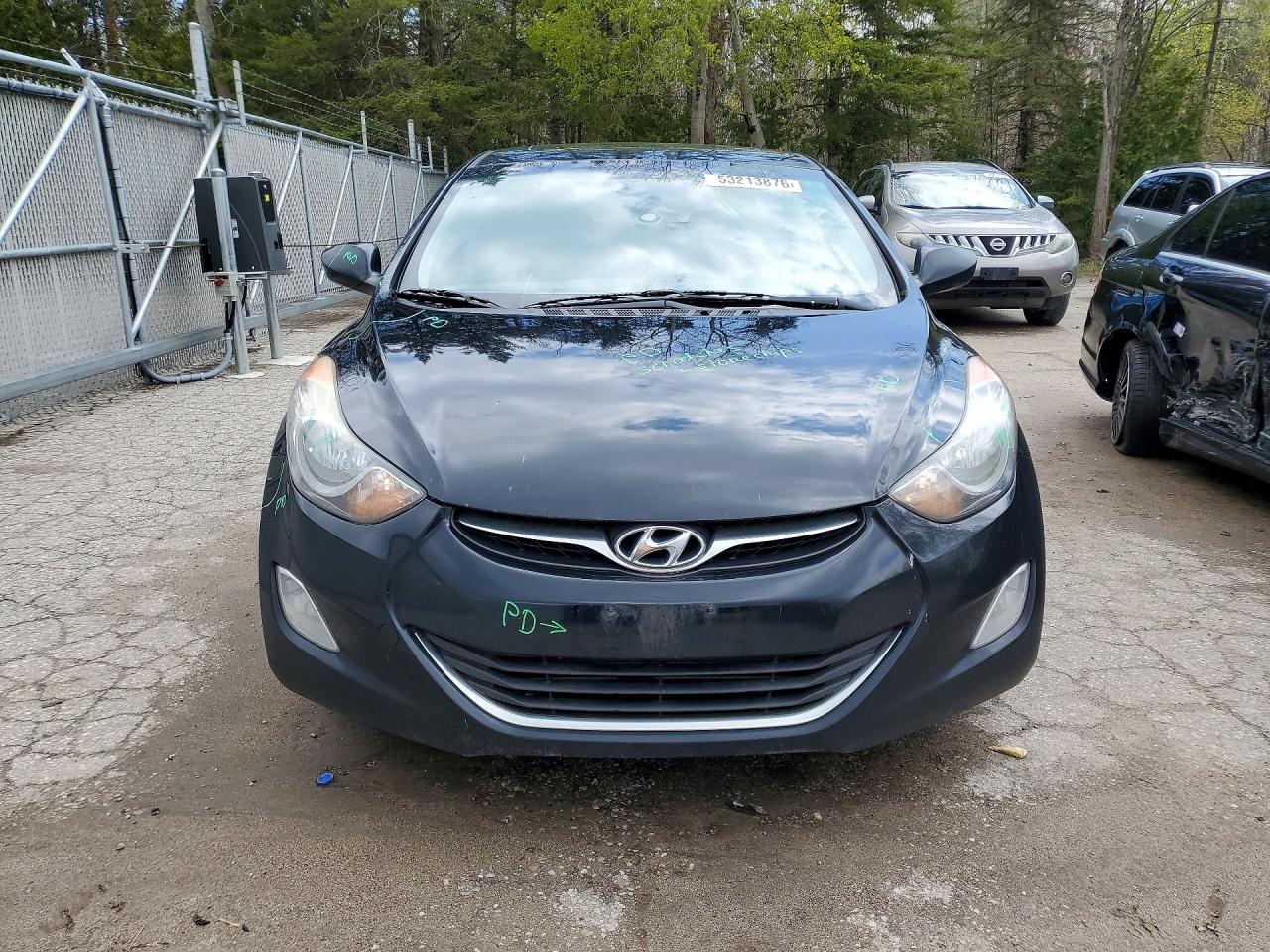 2013 Hyundai Elantra Gls Blue vin: 5NPDH4AE7DH319366