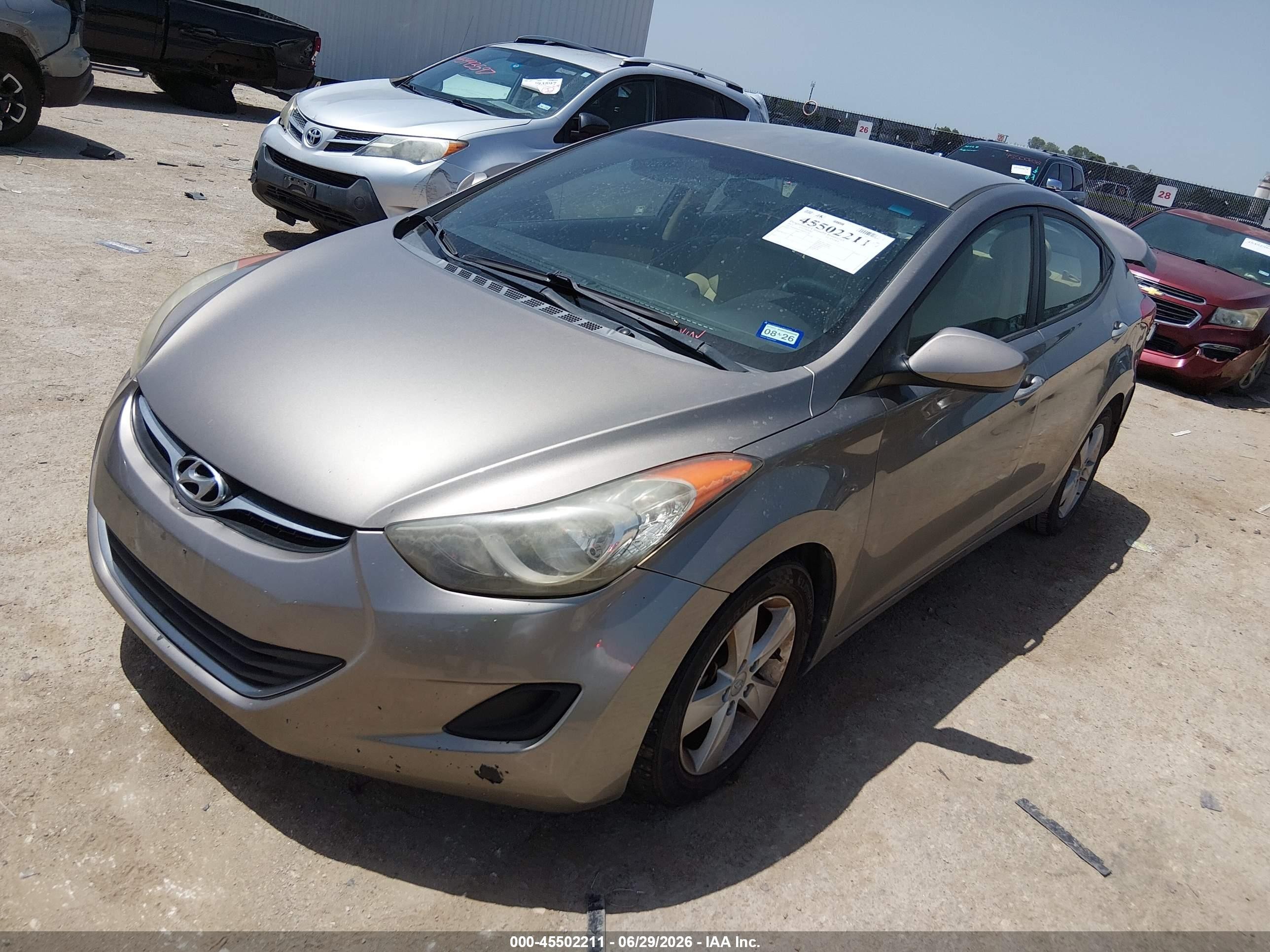 2013 Hyundai Elantra Gls Gold vin: 5NPDH4AE7DH322106