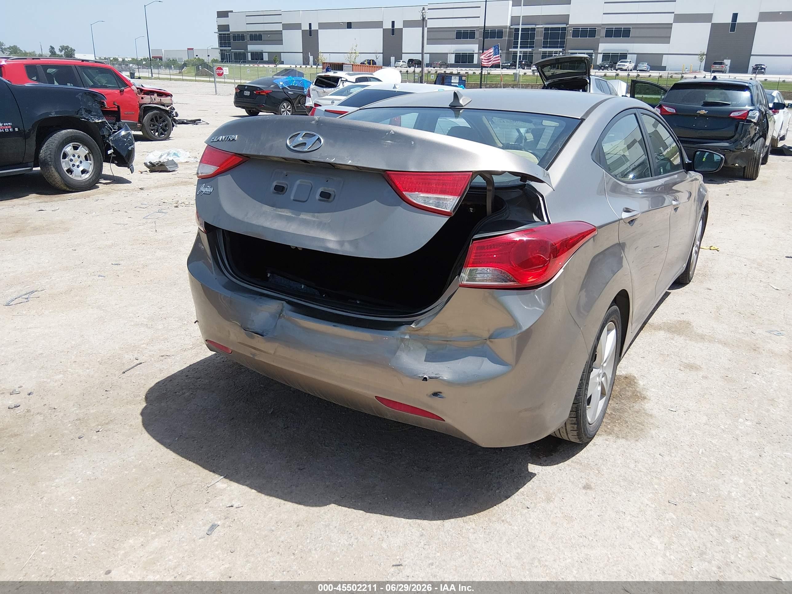 2013 Hyundai Elantra Gls Gold vin: 5NPDH4AE7DH322106