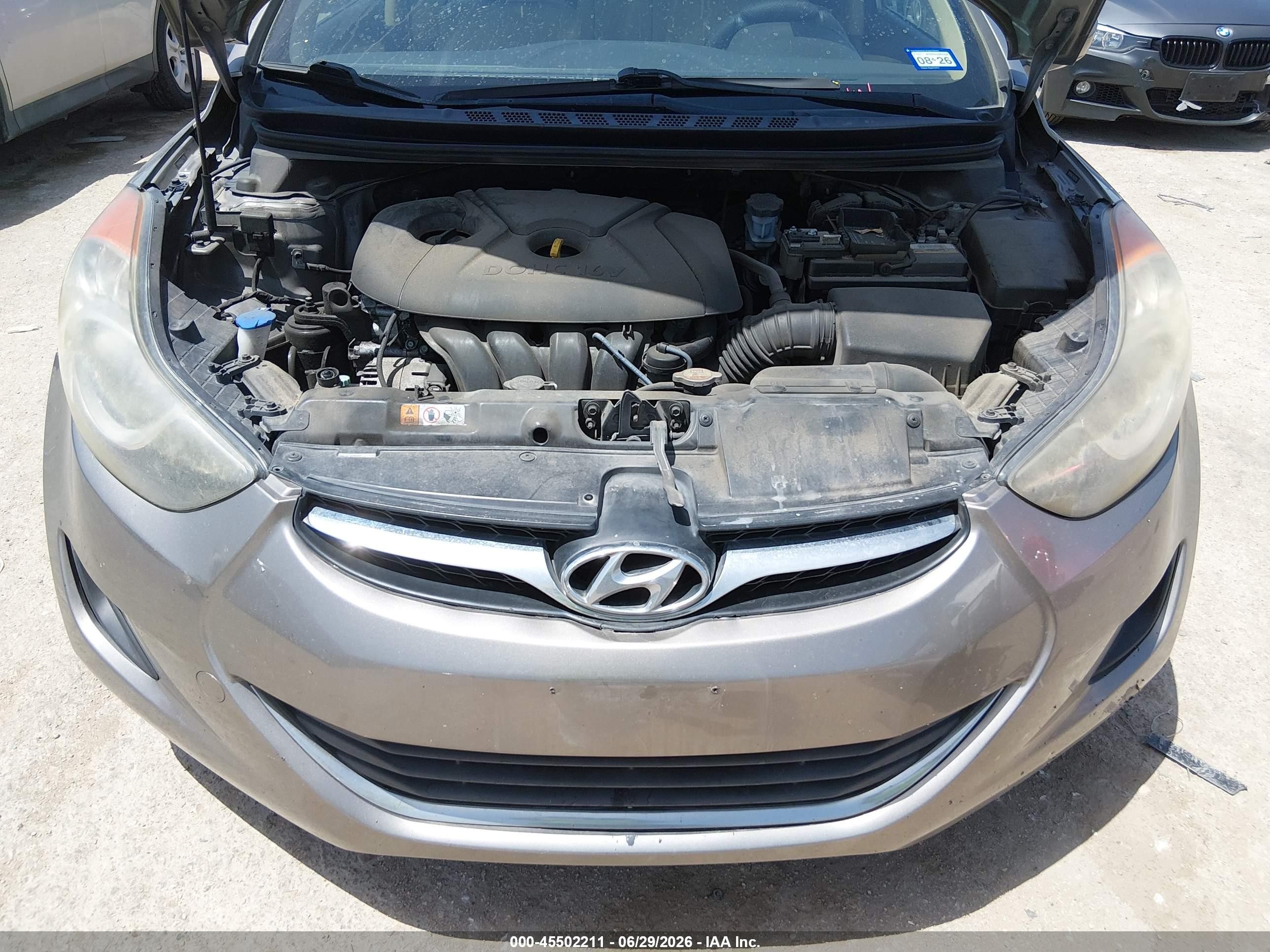 2013 Hyundai Elantra Gls Gold vin: 5NPDH4AE7DH322106