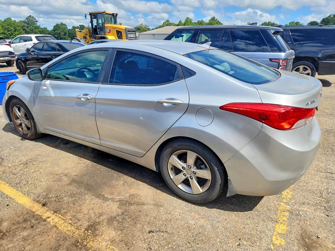 2013 Hyundai Elantra Gls Silver vin: 5NPDH4AE7DH331453