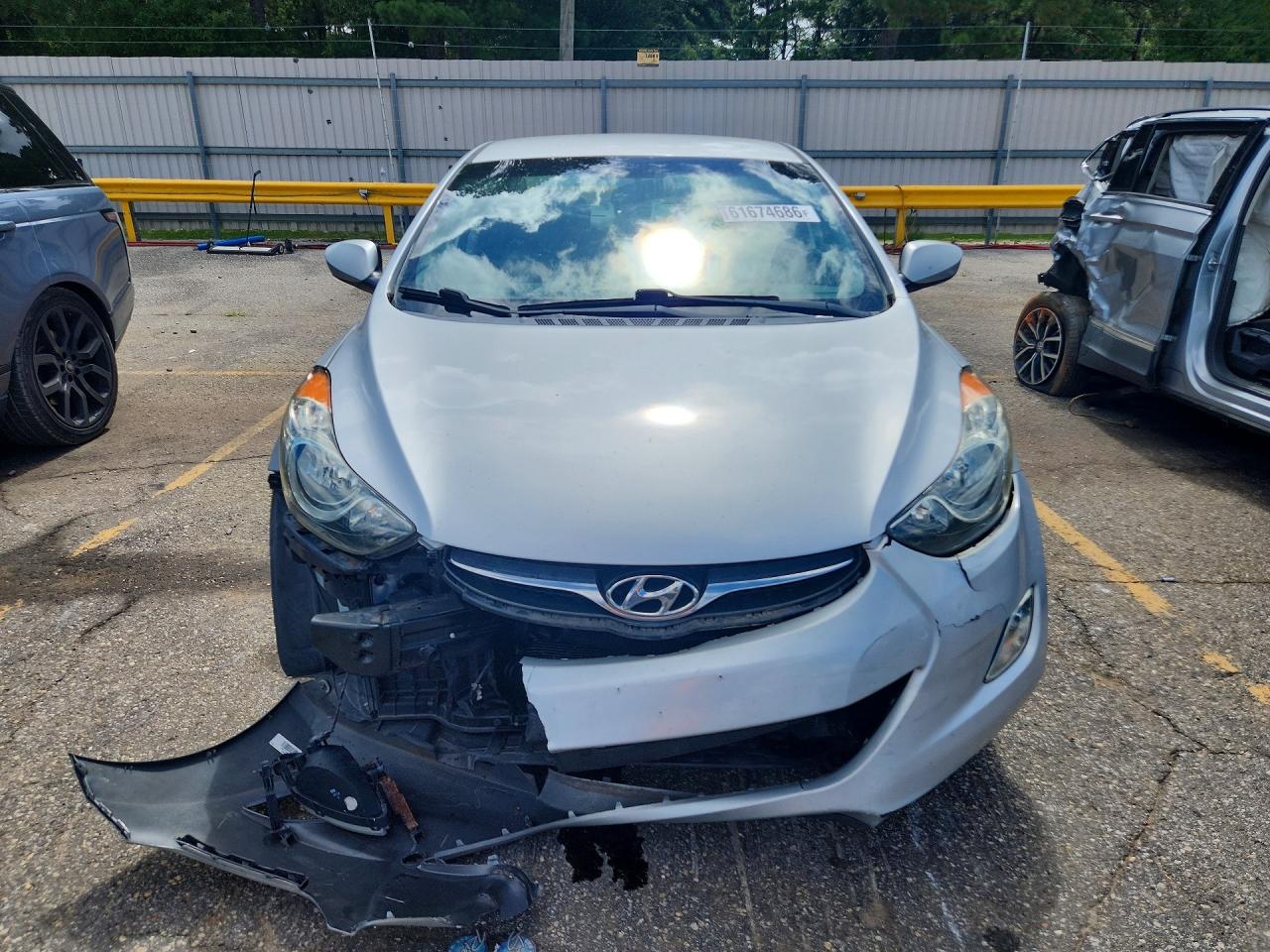 2013 Hyundai Elantra Gls Silver vin: 5NPDH4AE7DH331453