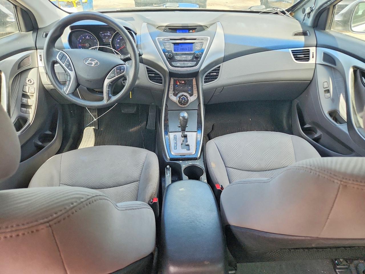 2013 Hyundai Elantra Gls Silver vin: 5NPDH4AE7DH331453