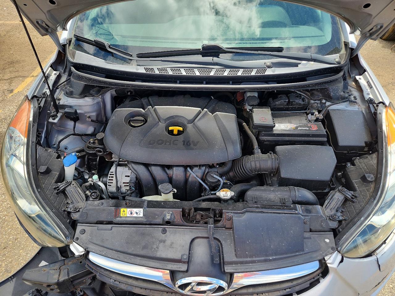 2013 Hyundai Elantra Gls Silver vin: 5NPDH4AE7DH331453