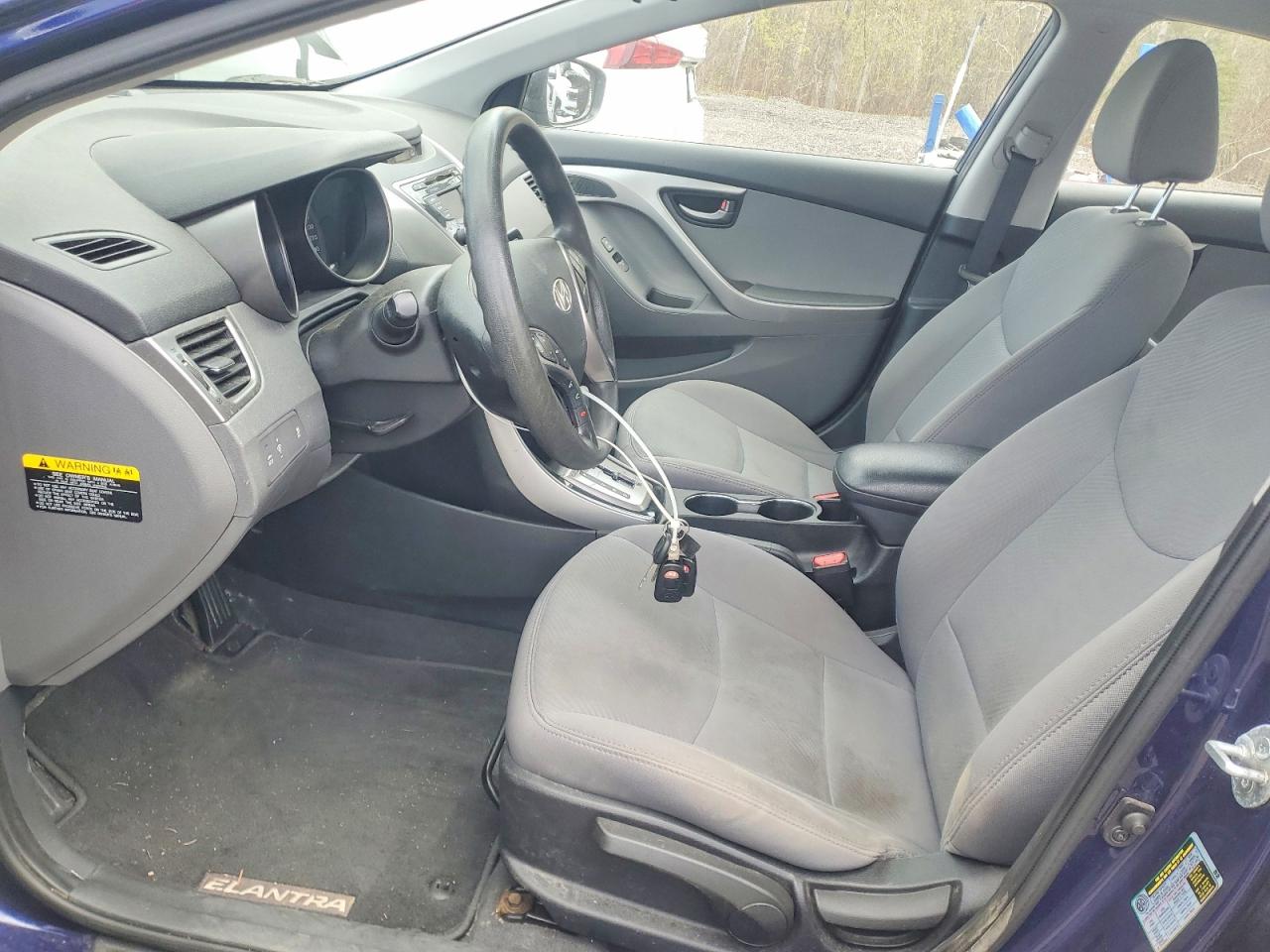 2013 Hyundai Elantra Gls Blue vin: 5NPDH4AE7DH343652