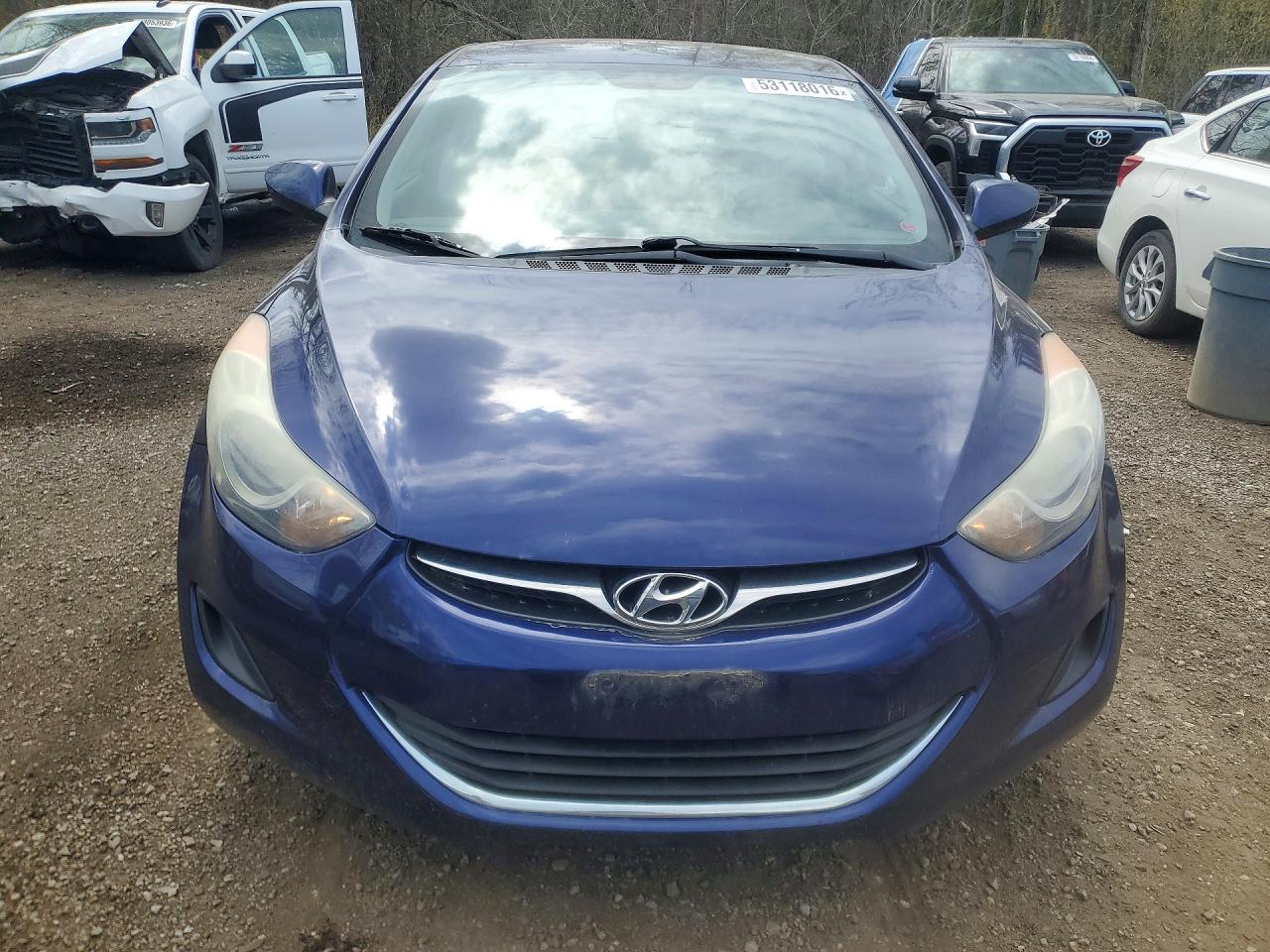 2013 Hyundai Elantra Gls Blue vin: 5NPDH4AE7DH343652
