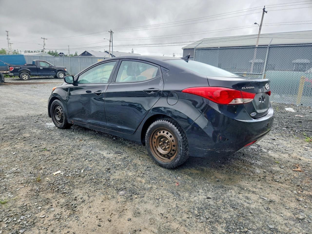 2013 Hyundai Elantra Gls Black vin: 5NPDH4AE7DH349046