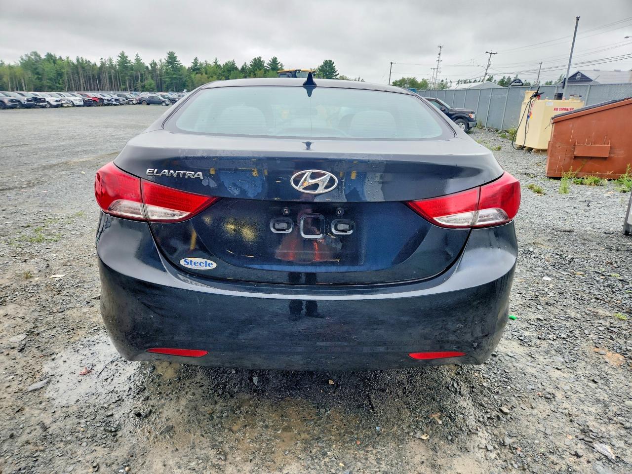 2013 Hyundai Elantra Gls Black vin: 5NPDH4AE7DH349046