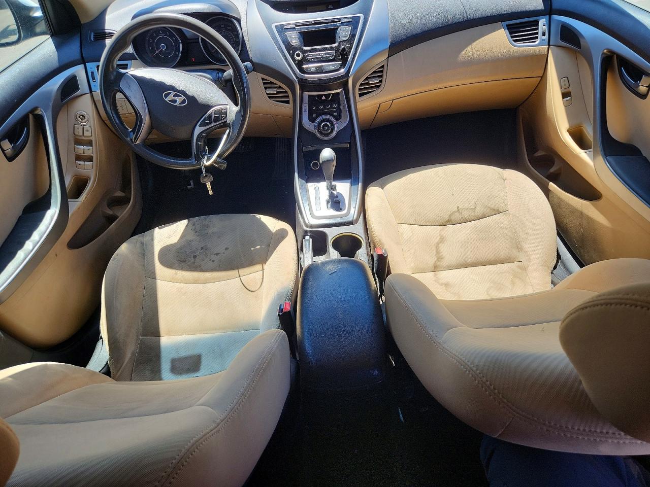 2013 Hyundai Elantra Gls White vin: 5NPDH4AE7DH349192
