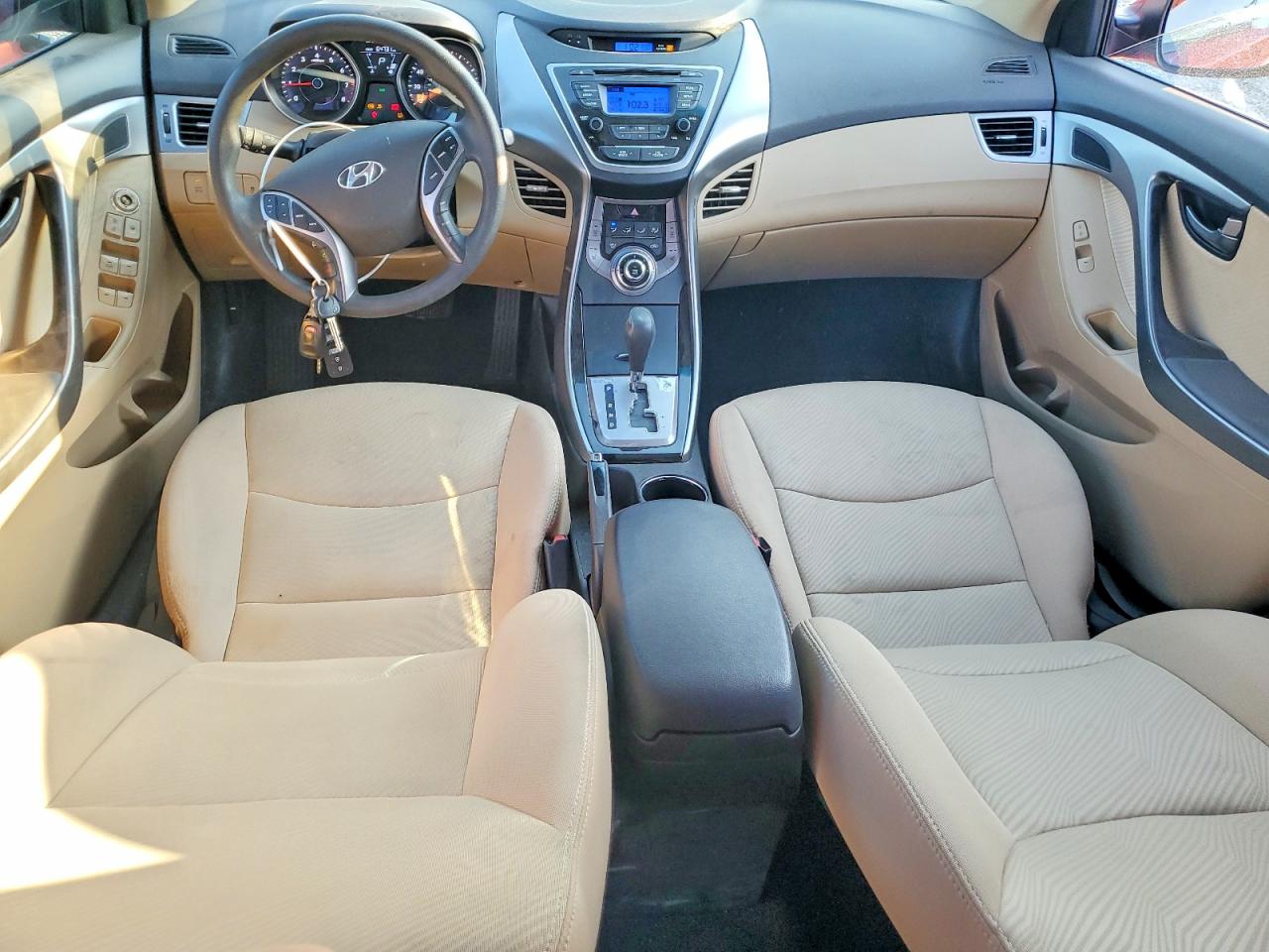 2013 Hyundai Elantra Gls Red vin: 5NPDH4AE7DH350018
