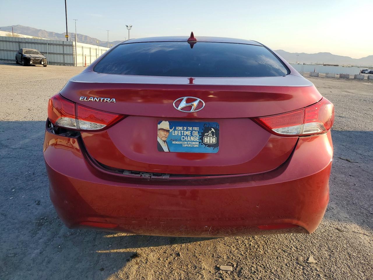 2013 Hyundai Elantra Gls Red vin: 5NPDH4AE7DH350018