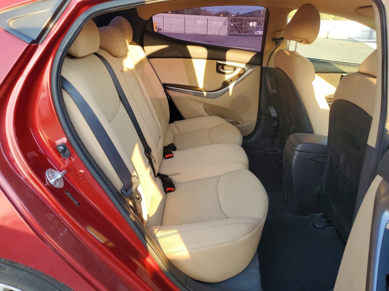 2013 Hyundai Elantra Gls Red vin: 5NPDH4AE7DH350018