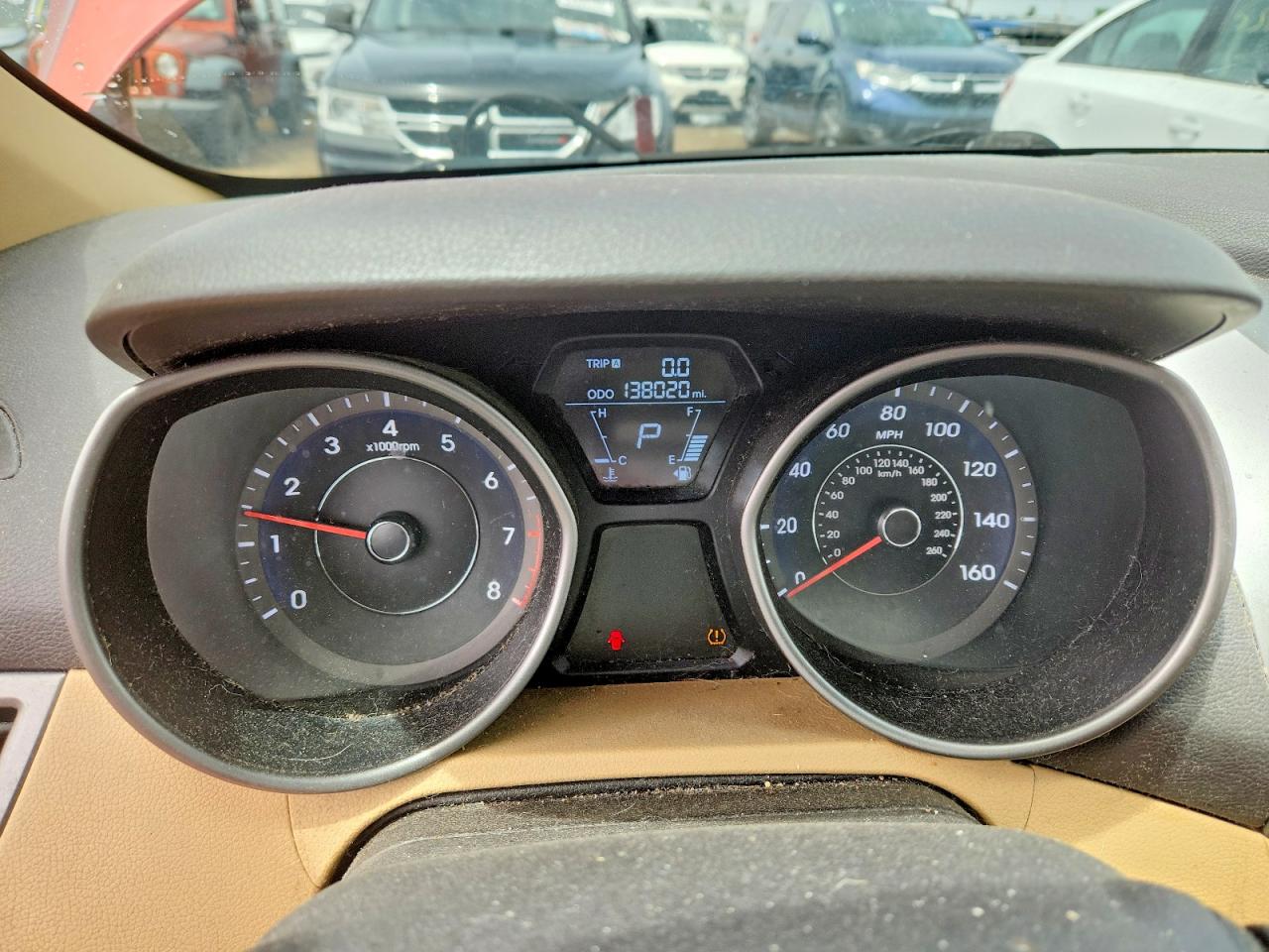 2013 Hyundai Elantra Gls Red vin: 5NPDH4AE7DH350049