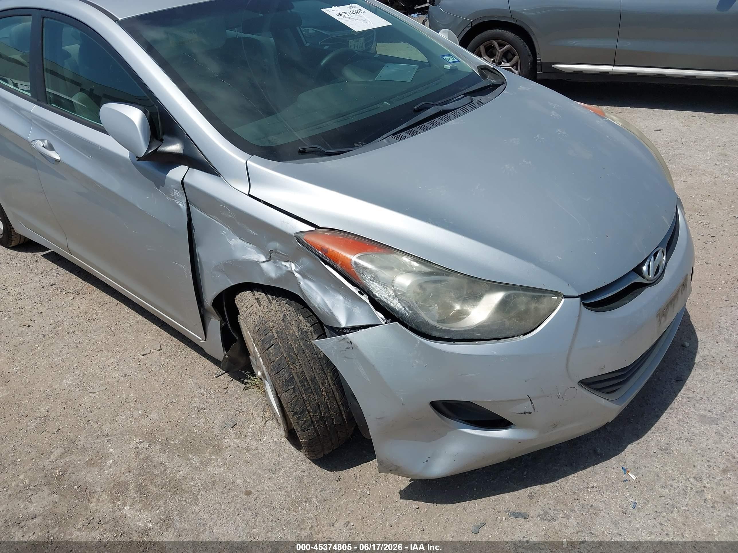 2013 Hyundai Elantra Gls Серебряный vin: 5NPDH4AE7DH357132