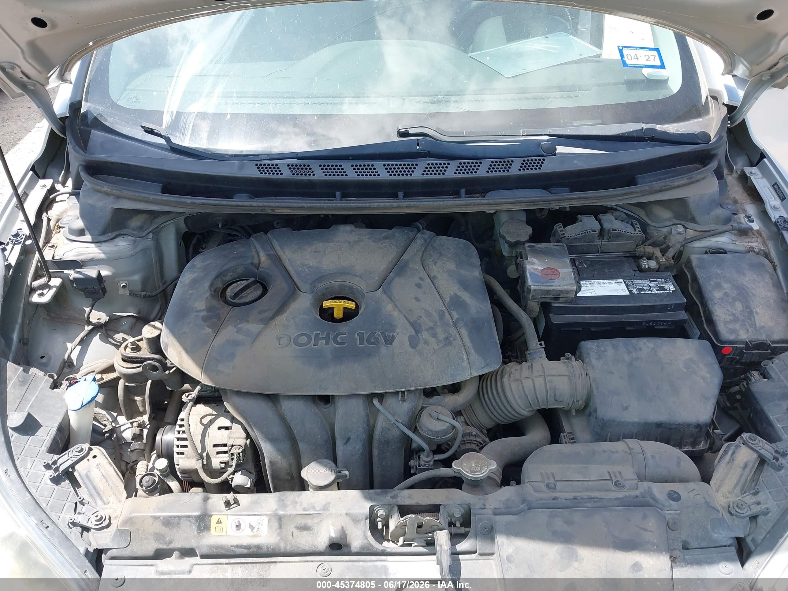 2013 Hyundai Elantra Gls Серебряный vin: 5NPDH4AE7DH357132