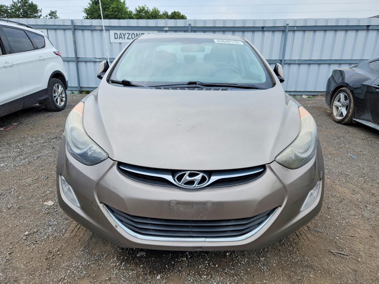 2013 Hyundai Elantra Gls Brown vin: 5NPDH4AE7DH359155