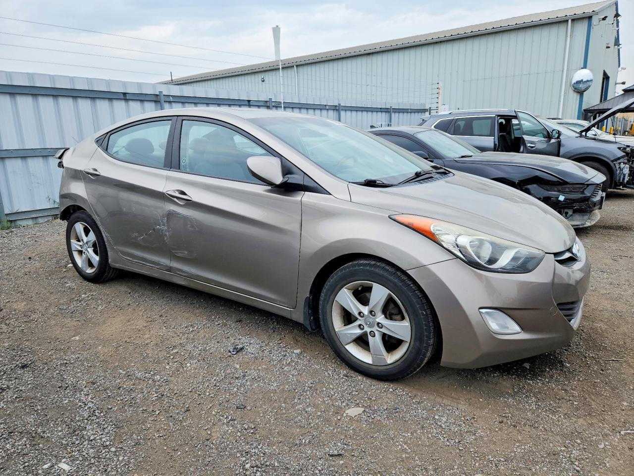 2013 Hyundai Elantra Gls Brown vin: 5NPDH4AE7DH359155