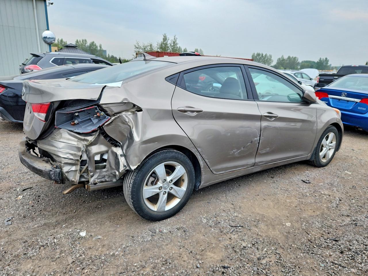 2013 Hyundai Elantra Gls Brown vin: 5NPDH4AE7DH359155