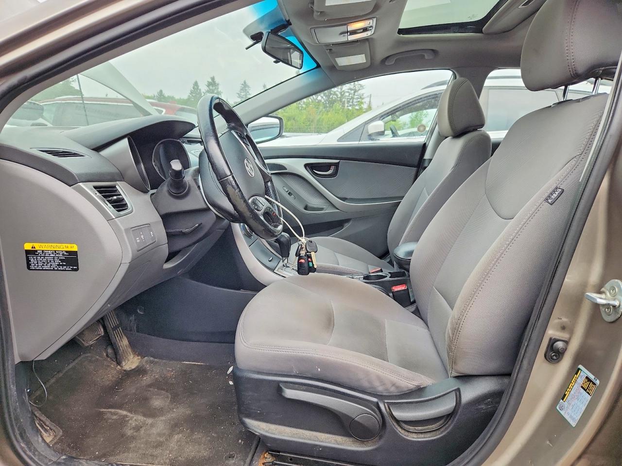 2013 Hyundai Elantra Gls Brown vin: 5NPDH4AE7DH359155