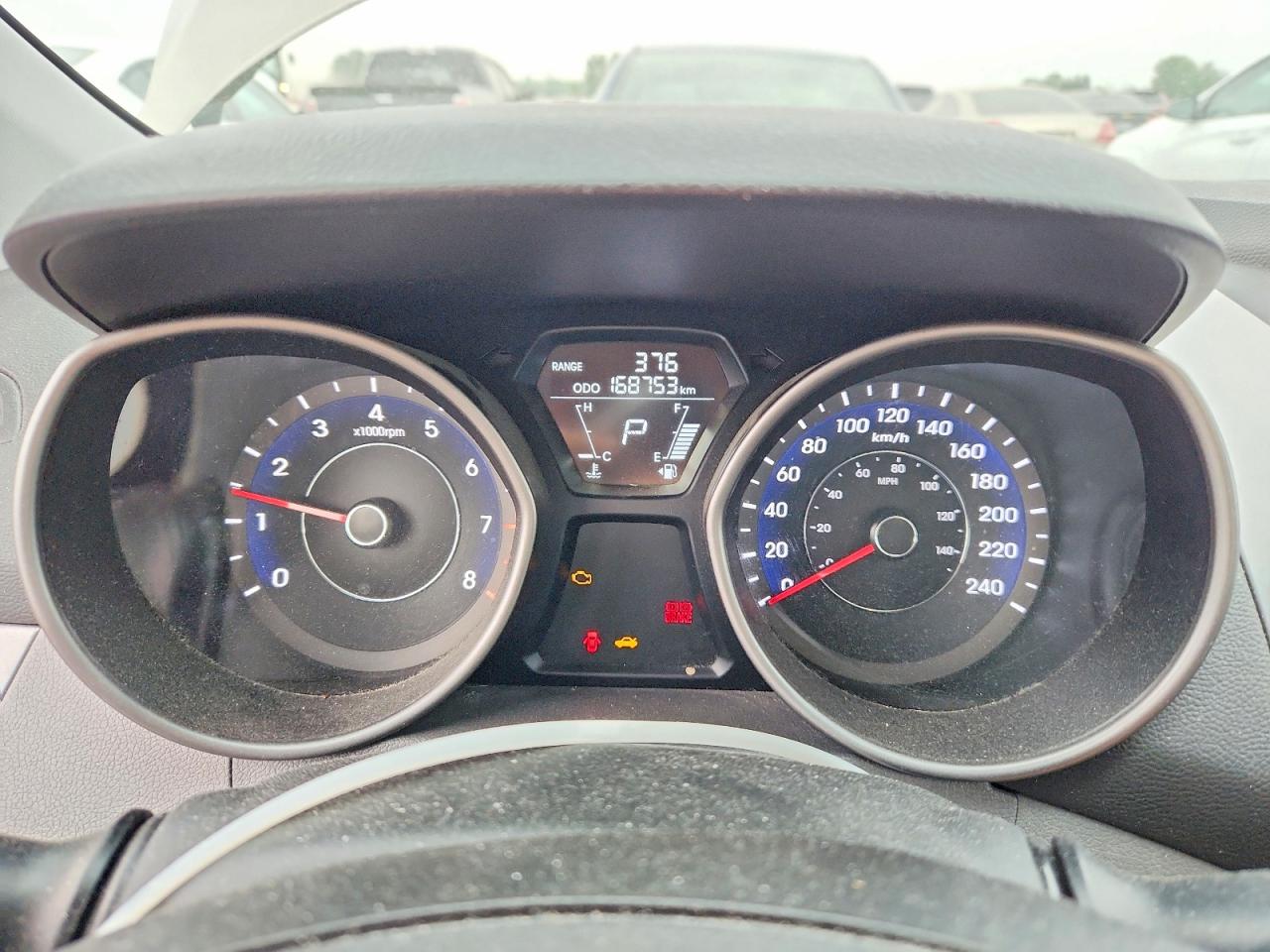 2013 Hyundai Elantra Gls Brown vin: 5NPDH4AE7DH359155