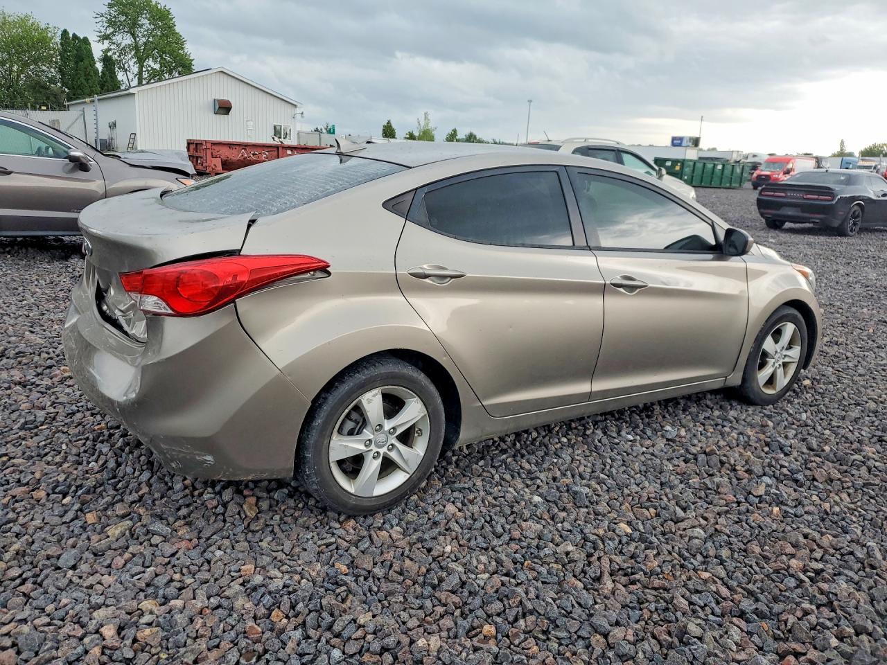 2013 Hyundai Elantra Gls Серый vin: 5NPDH4AE7DH368793