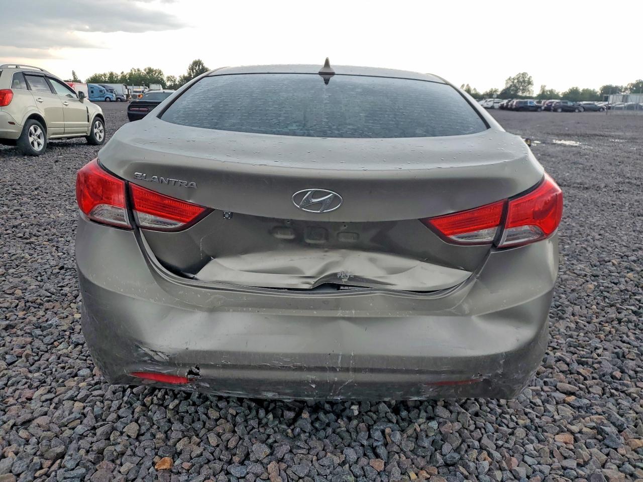 2013 Hyundai Elantra Gls Серый vin: 5NPDH4AE7DH368793