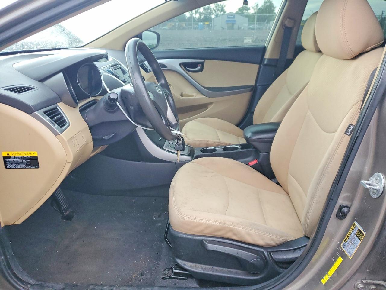 2013 Hyundai Elantra Gls Серый vin: 5NPDH4AE7DH368793