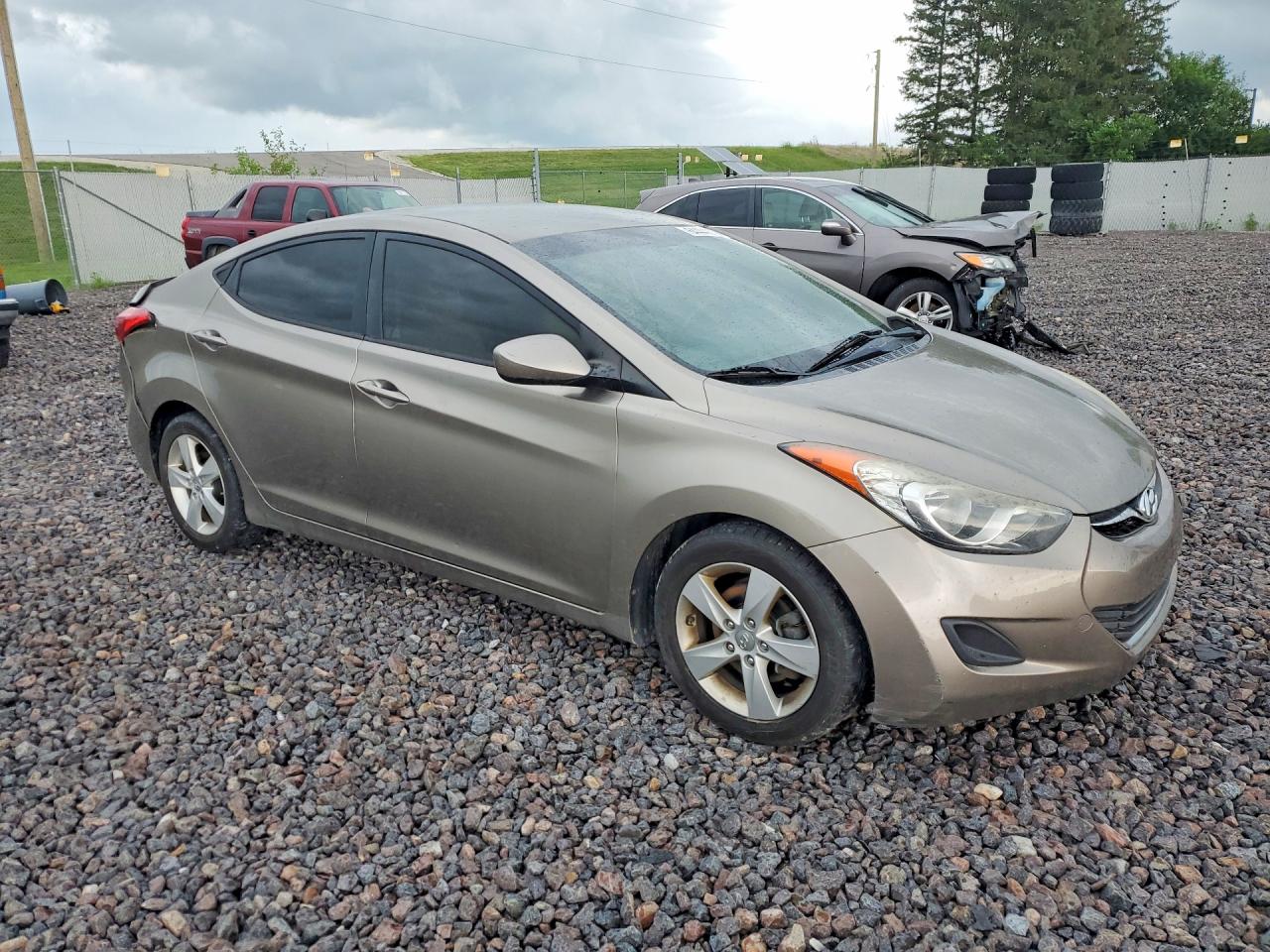 2013 Hyundai Elantra Gls Серый vin: 5NPDH4AE7DH368793