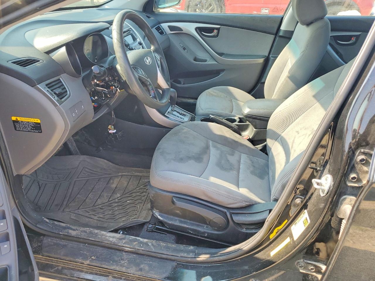 2013 Hyundai Elantra Gls Black vin: 5NPDH4AE7DH374271