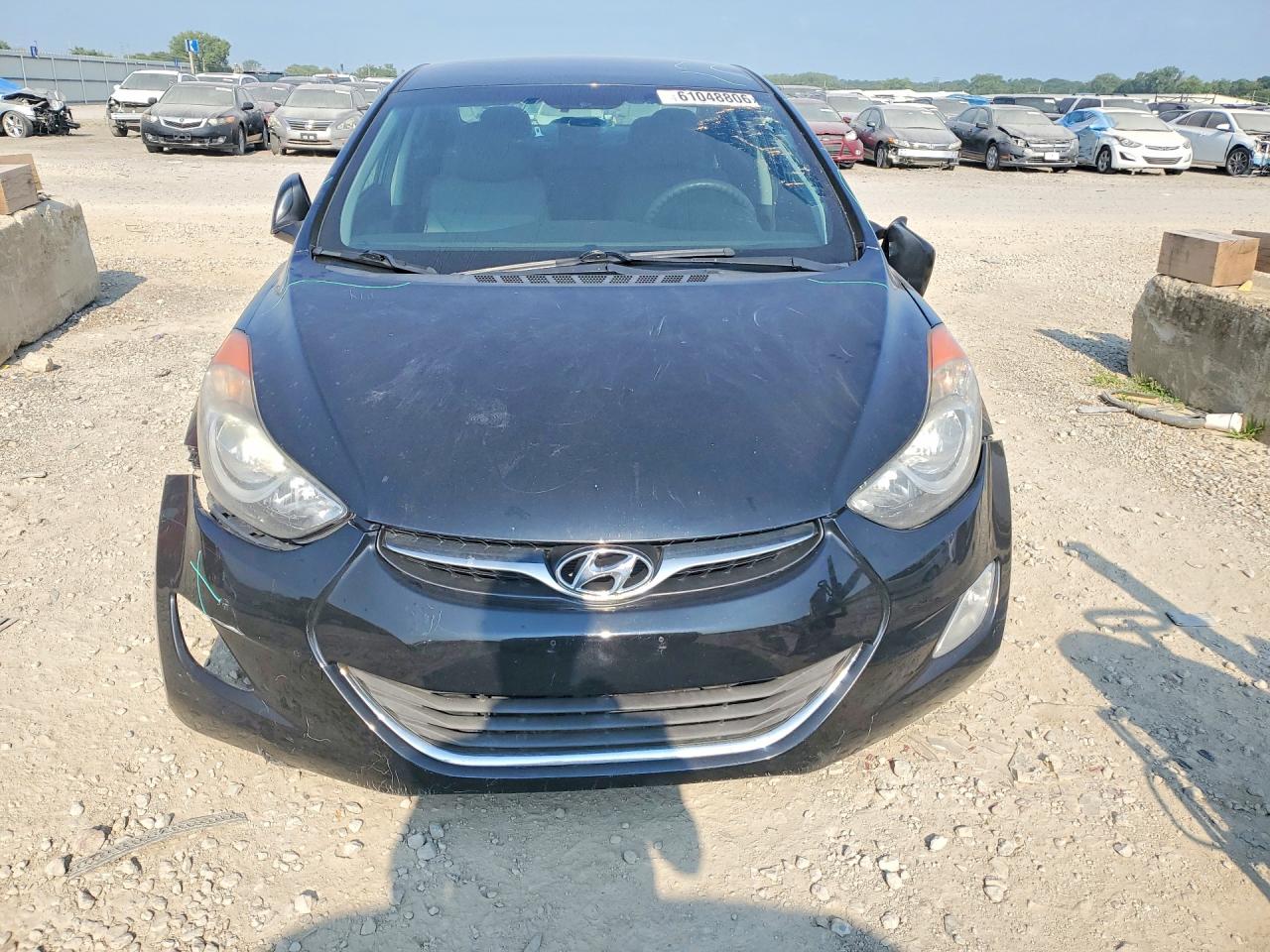 2013 Hyundai Elantra Gls Black vin: 5NPDH4AE7DH374271
