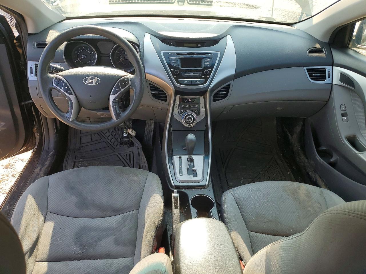 2013 Hyundai Elantra Gls Black vin: 5NPDH4AE7DH374271