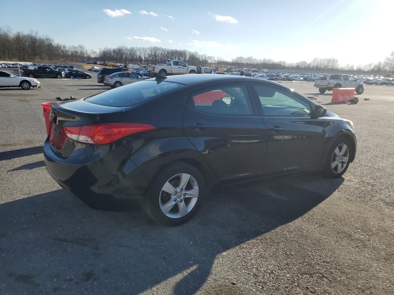 2013 Hyundai Elantra Gls Черный vin: 5NPDH4AE7DH383374