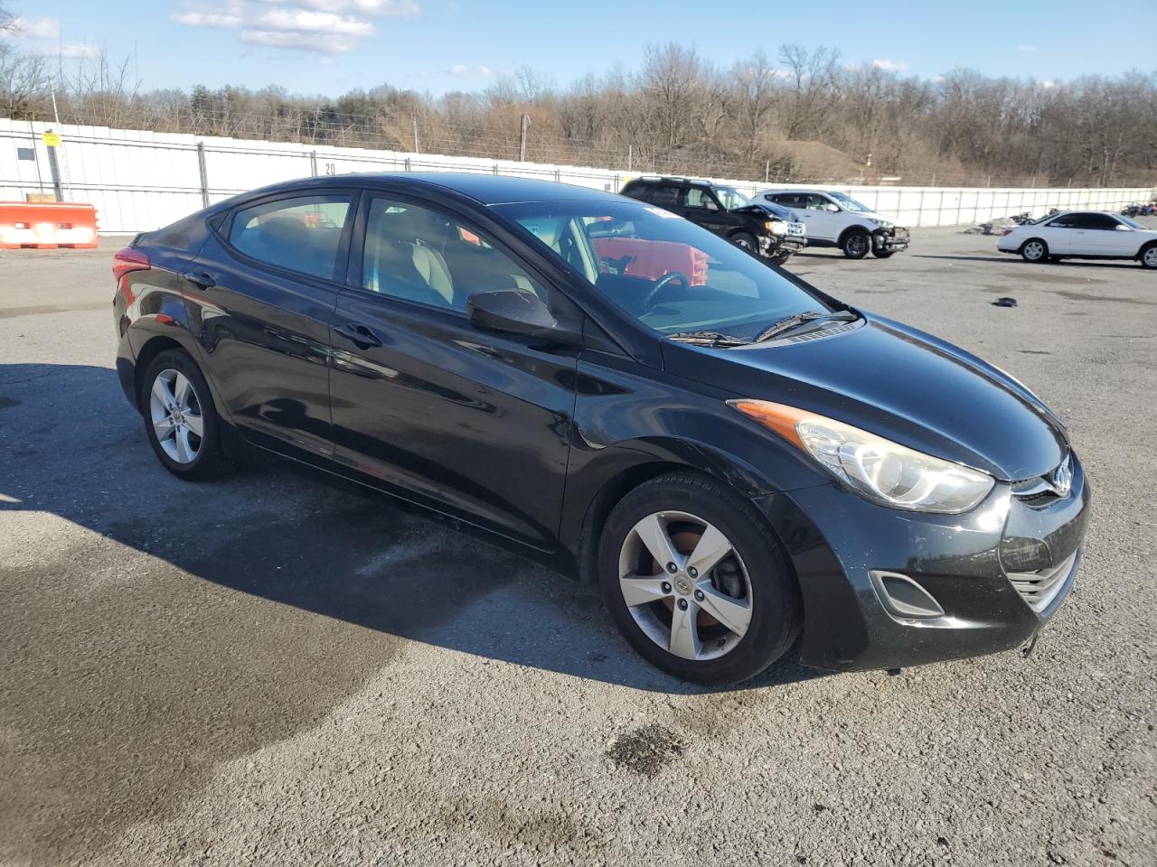 2013 Hyundai Elantra Gls Черный vin: 5NPDH4AE7DH383374