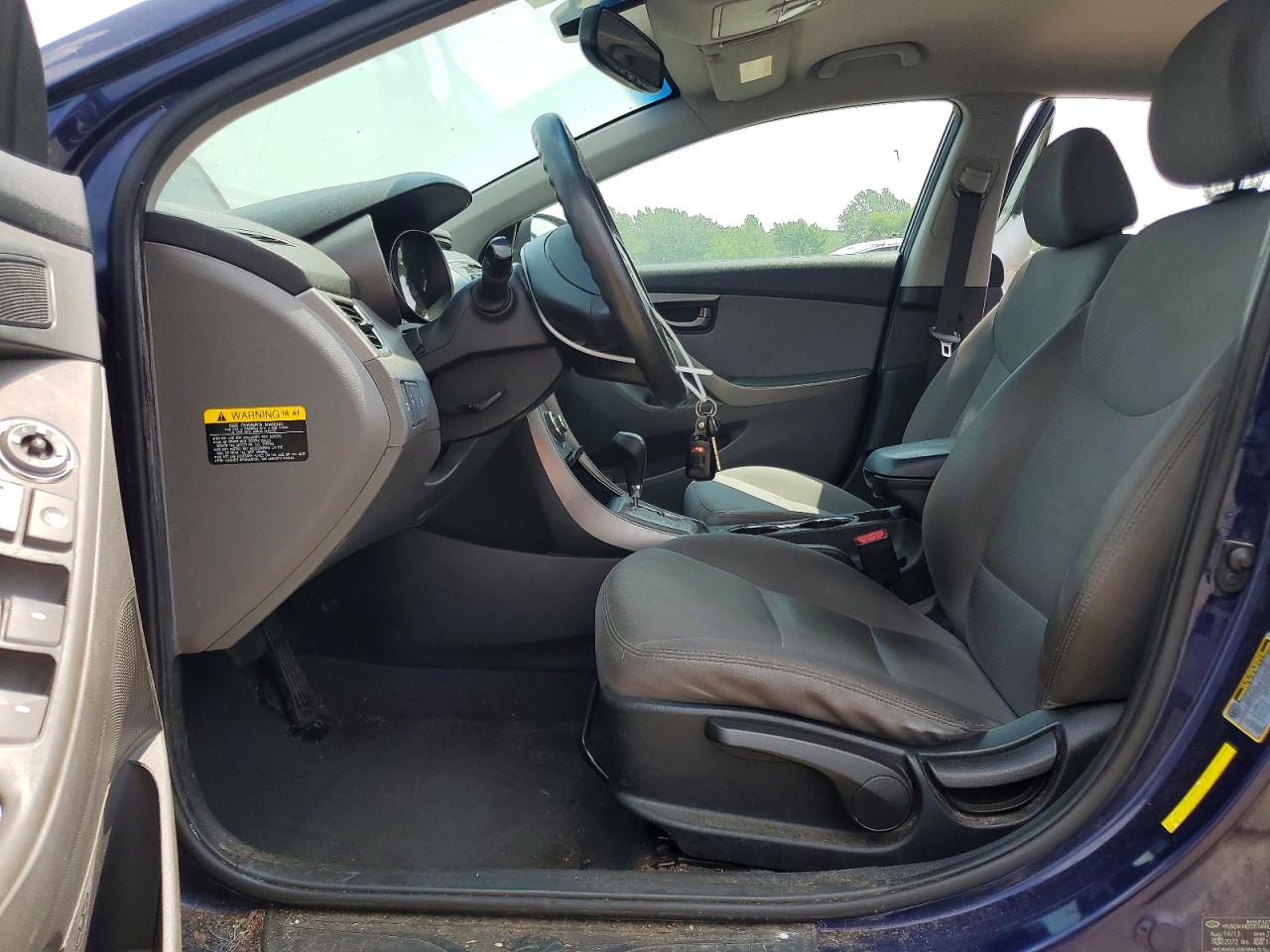 2013 Hyundai Elantra Gls Blue vin: 5NPDH4AE7DH400545