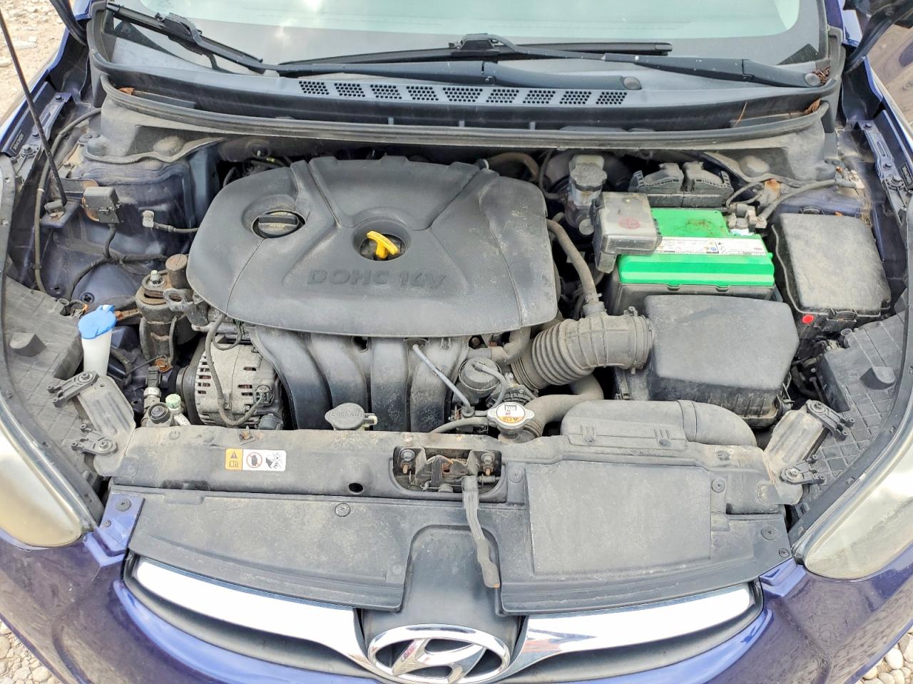 2013 Hyundai Elantra Gls Blue vin: 5NPDH4AE7DH400545